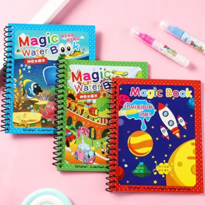 Combo Set Kit de Arte maleta X 208 piezas + Cuaderno de agua mágico