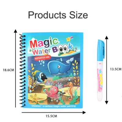 Combo Set Kit de Arte maleta X 208 piezas + Cuaderno de agua mágico