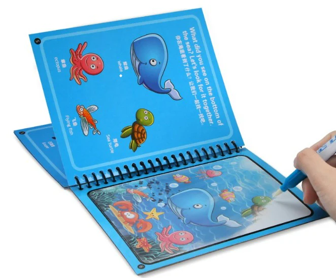 Combo Set Kit de Arte maleta X 208 piezas + Cuaderno de agua mágico