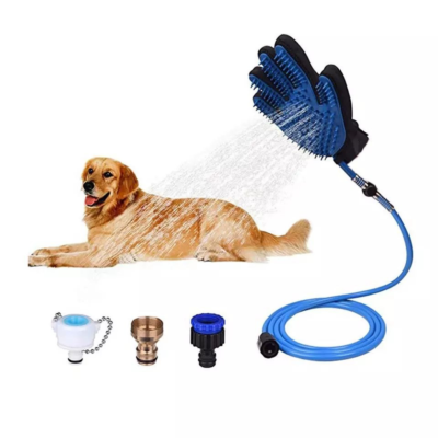 Cepillo Regadera Manguera para Mascotas