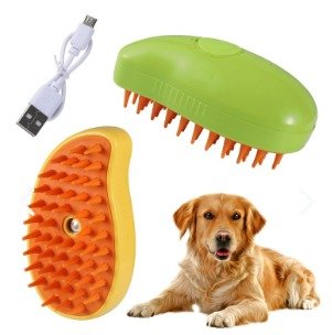 Combo cepillo vapor de mascotas + Removedor de pelusa