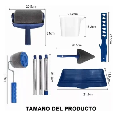 Rodillo para pintura recargable