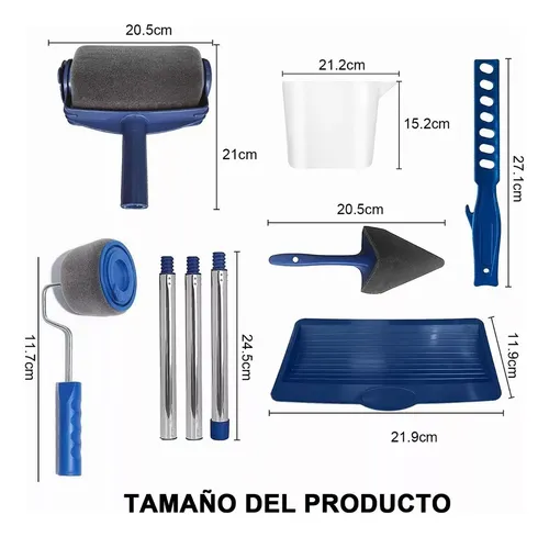 Rodillo para pintura recargable