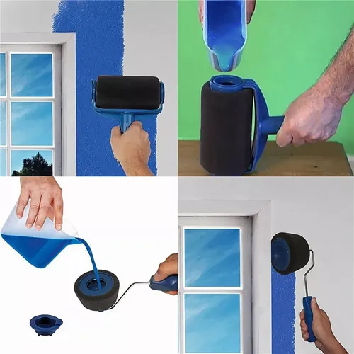 Rodillo para pintura recargable